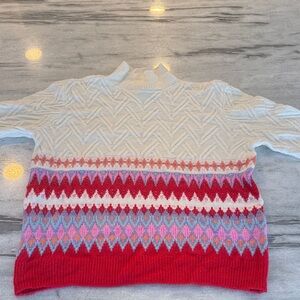 St. John's Bay Multicolor Turtleneck Sweater